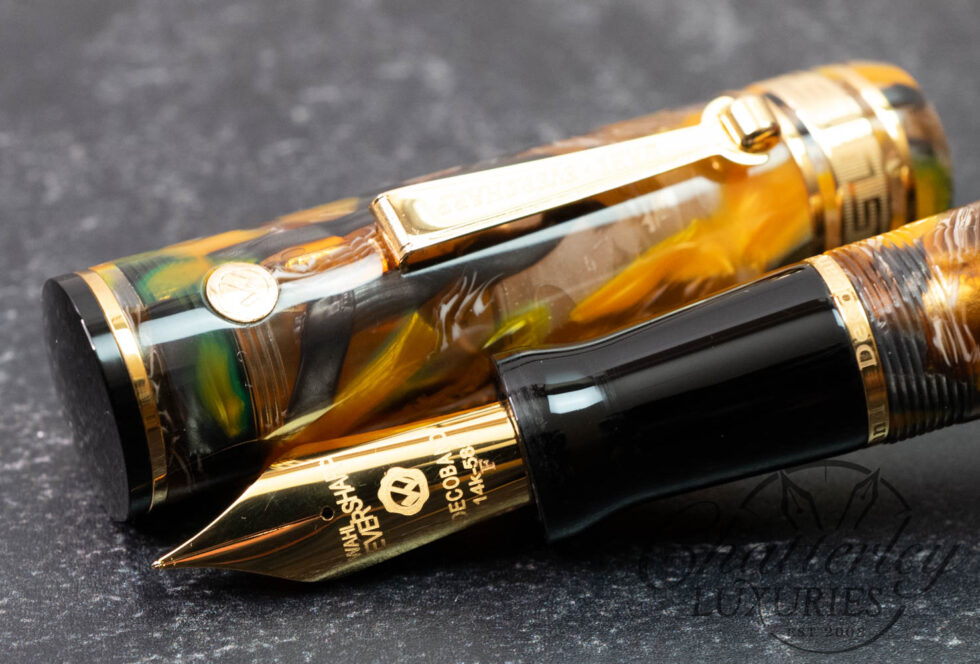 Wahl-Eversharp Oversized Decoband Tiger Eye Fountain Pen