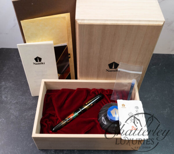 Namiki Yukari Royale Maki-e Kingfisher Fountain Pen - Image 9