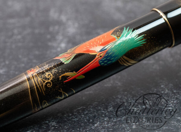 Namiki Yukari Royale Maki-e Kingfisher Fountain Pen - Image 7