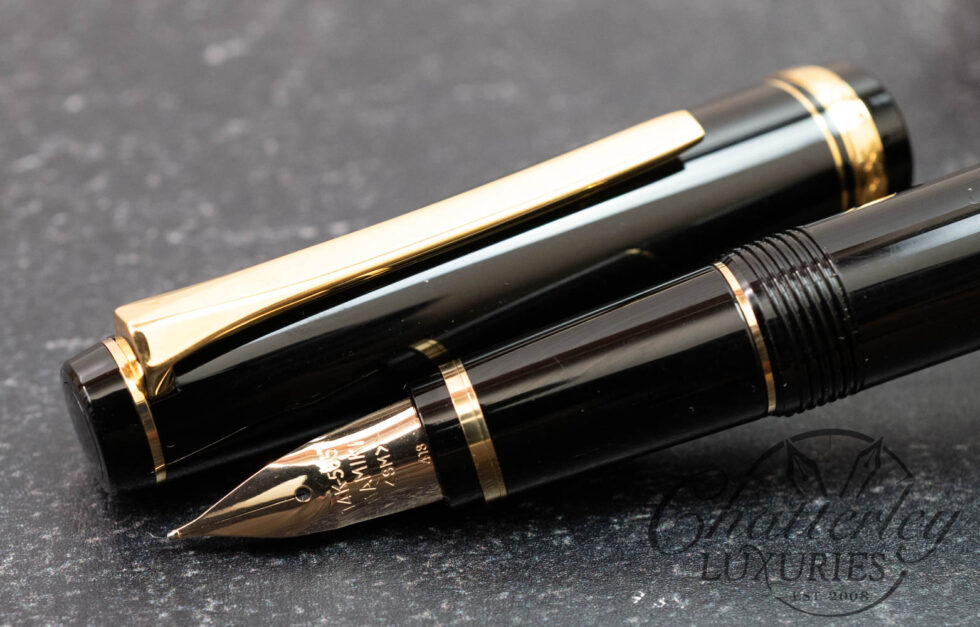 Pilot Falcon Black & Gold Fountain Pen