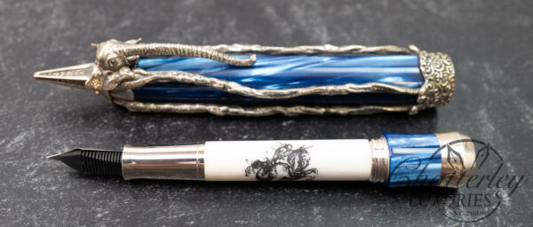 Montegrappa Salvador Dalì Space Elephant Silver Fountain Pen - Image 3