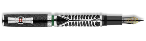Delta Simbu Indigenous People Collection 2025 "Dancing Skeletons" Black and Silver Limited Edition Fountain Pen - Image 3