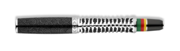Delta Simbu Indigenous People Collection 2025 "Dancing Skeletons" Black and Silver Limited Edition Fountain Pen - Image 5