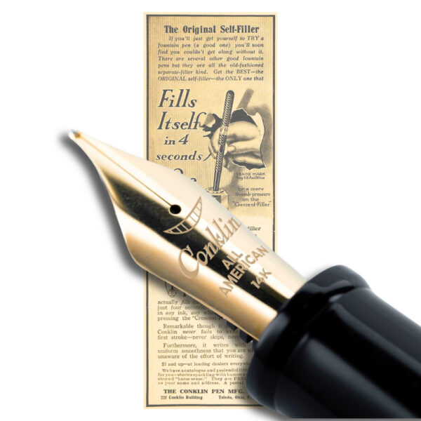 Conklin Nozac Saft Green Celluloid Limited Edition Fountain Pen - Image 9