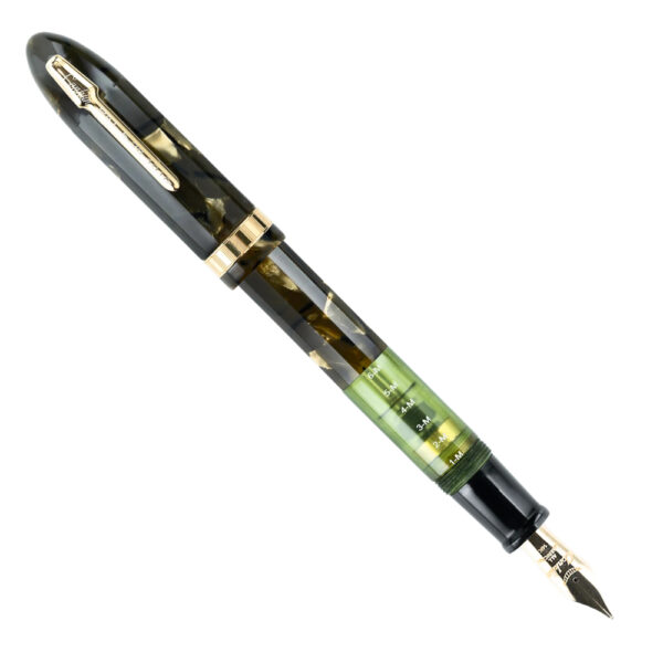Conklin Nozac Saft Green Celluloid Limited Edition Fountain Pen - Image 4