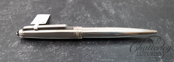 Montblanc Meisterstück Solitaire Silver Fibre Guilloche Ballpoint Pen - Image 2