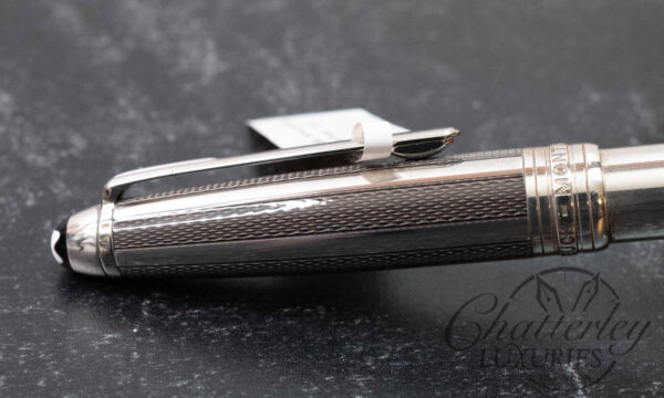 Montblanc Meisterstück Solitaire Silver Fibre Guilloche Ballpoint Pen - Image 3