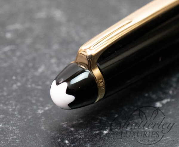 Montblanc Meisterstuck Ballpoint with Yellow Gold Trim - Image 3