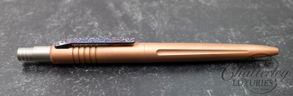 Pena Knives X Series Copper with Mokuti Clip Ballpoint Pen