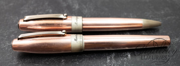 Montegrappa Fortuna Copper Mule Rollerball & Ballpoint Pen set - Image 2