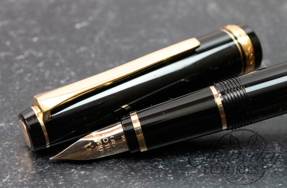 Pilot Falcon Black & Gold Fountain Pen