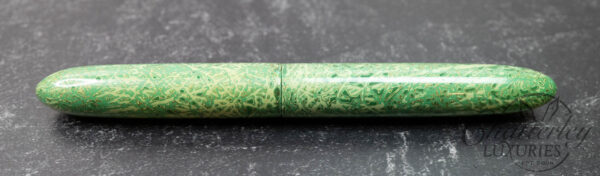 Tamenuri Studio Kawari-nuri Urushi "Cucumber" Fountain Pen - Image 2