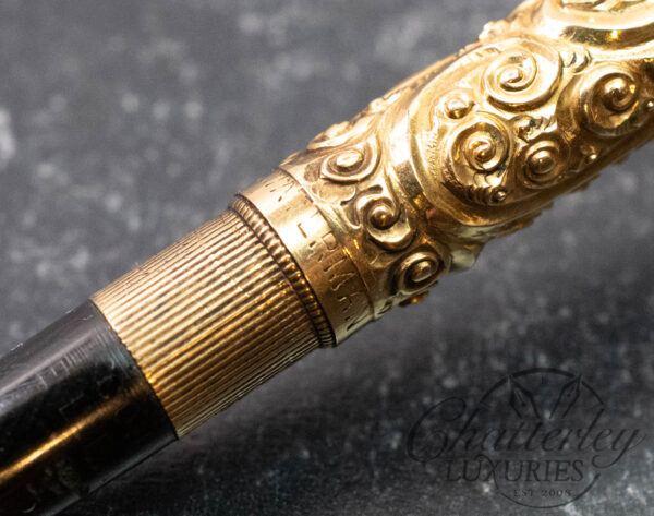 A. A. Waterman Gold Repoussé Full Inlay Fountain Pen - Image 4