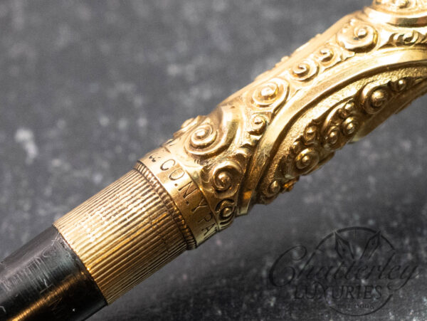 A. A. Waterman Gold Repoussé Full Inlay Fountain Pen - Image 5