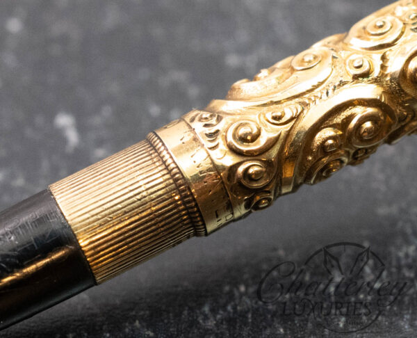 A. A. Waterman Gold Repoussé Full Inlay Fountain Pen - Image 6