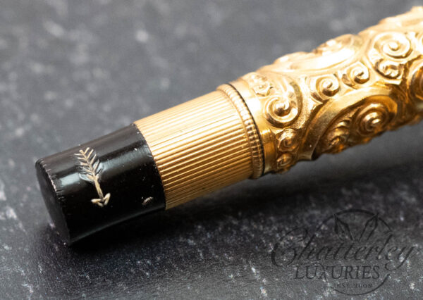 A. A. Waterman Gold Repoussé Full Inlay Fountain Pen - Image 7