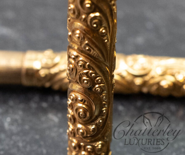 A. A. Waterman Gold Repoussé Full Inlay Fountain Pen - Image 8