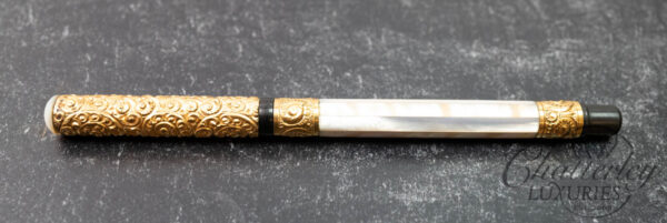 Century Pen Company Mother of Pearl Repoussé Fountain Pen - Image 2