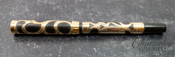 A. A. Waterman & Co. Gold Filigree Overlay BHR Fountain Pen - Image 2