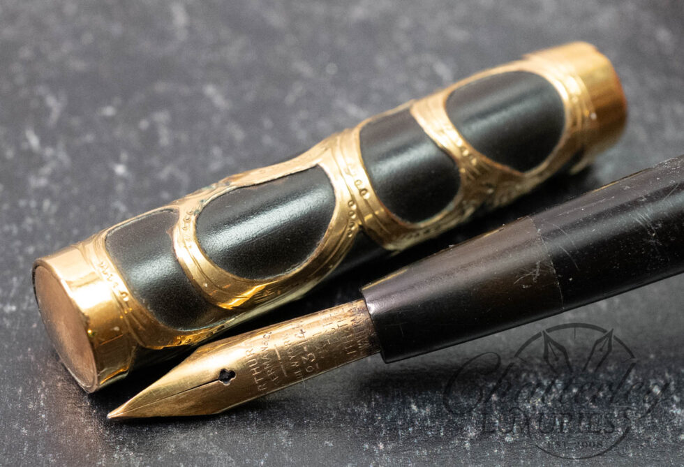 A. A. Waterman & Co. Gold Filigree Overlay BHR Fountain Pen
