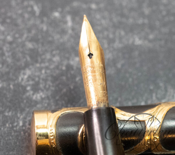 A. A. Waterman & Co. Gold Filigree Overlay BHR Fountain Pen - Image 4
