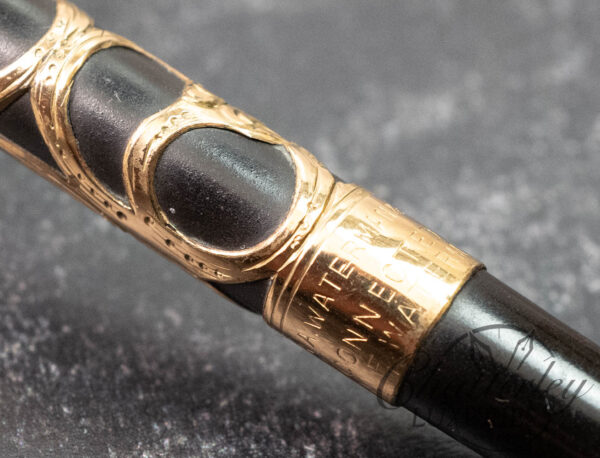 A. A. Waterman & Co. Gold Filigree Overlay BHR Fountain Pen - Image 5