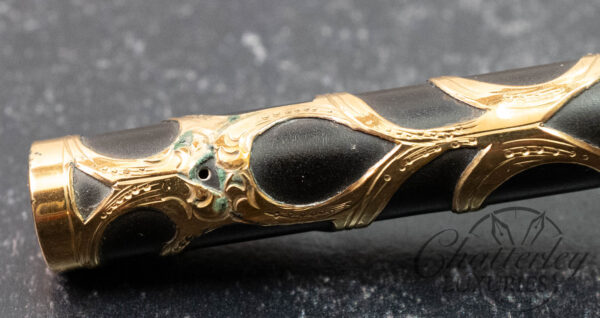 A. A. Waterman & Co. Gold Filigree Overlay BHR Fountain Pen - Image 11