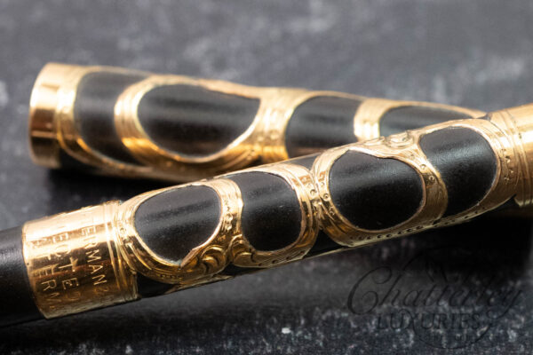 A. A. Waterman & Co. Gold Filigree Overlay BHR Fountain Pen - Image 10
