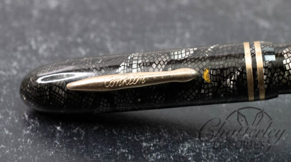 Conklin Endura Symetrik Gray Lizard Skin GFT Fountain Pen - Image 4