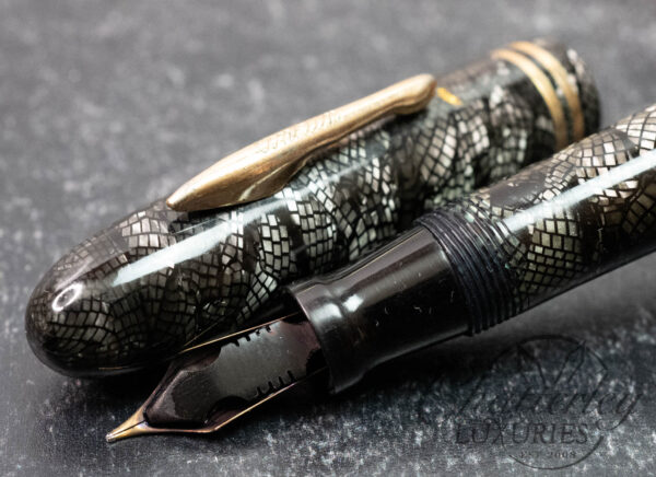 Conklin Endura Symetrik Gray Lizard Skin GFT Fountain Pen - Image 3