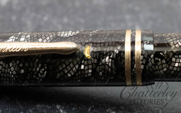 Conklin Endura Symetrik Gray Lizard Skin GFT Fountain Pen - Image 5