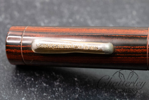 Conklin Endura Oversize Ebonite Woodgrain Fountain Pen - Image 4