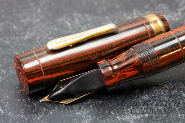 Conklin Endura Oversize Ebonite Woodgrain Fountain Pen - Image 3