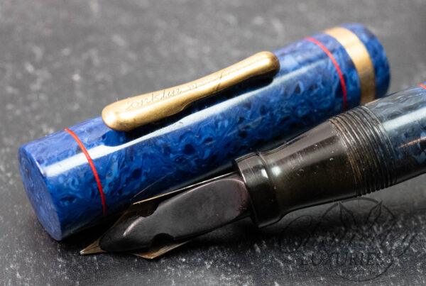 Conklin Endura Blue Lapis Senior Fountain Pen - Image 6