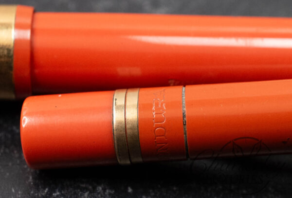 Conklin Endura Oversize Orange Fountain Pen and Mechanical Pencil Set - Image 6