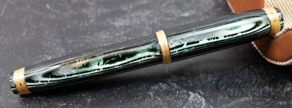 Bexley Golden Age "Waves" Arco Green Limited Edition Fountain Pen - Image 4