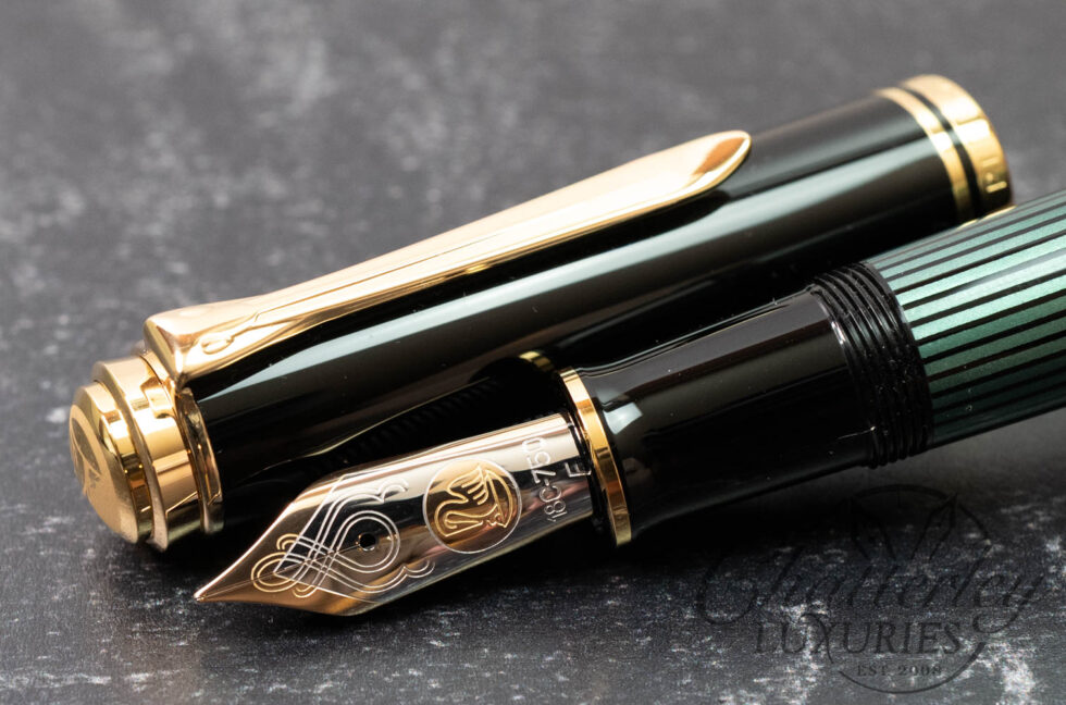 Pelikan M1000 Souverän Green Stripe Fountain Pen