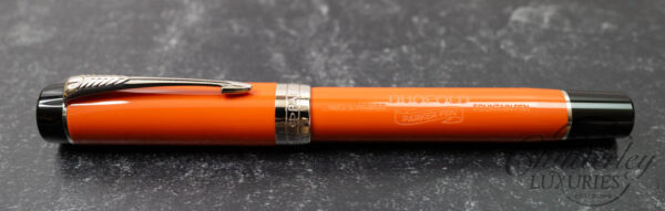 Parker Duofold Centennial Big Red Palladium Trim Fountain Pen - Image 2