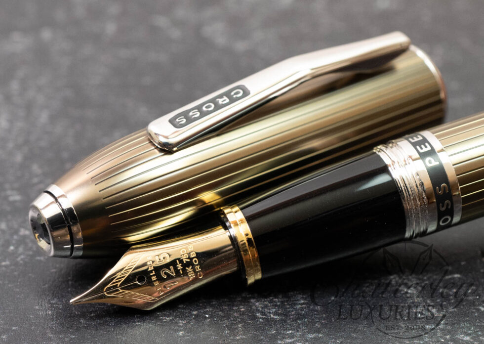 Cross Peerless 125 Titanium Gray Fountain Pen