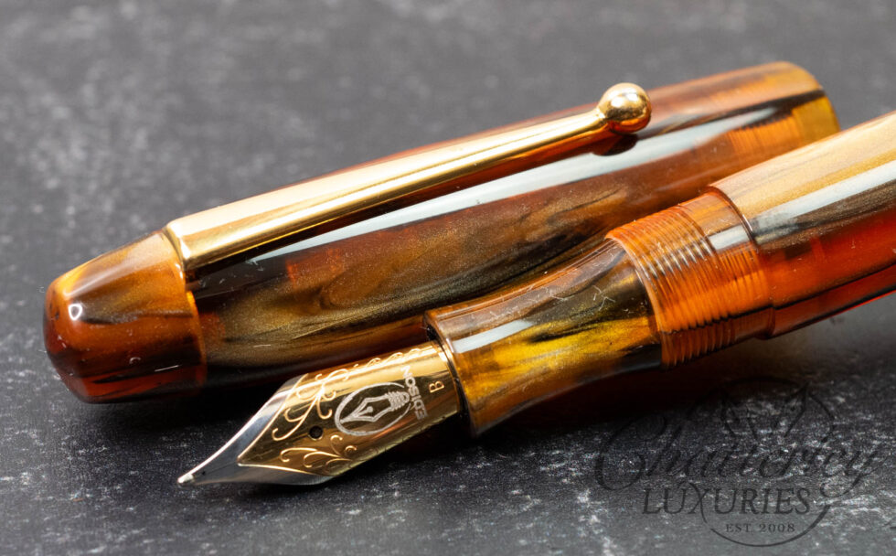 Edison Pen Co. Collier Antique Marble Fountain Pen