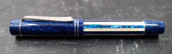 Atelier Lusso Hapalua Teal-Dyed Abalone Mother-Of-Pearl Fountain Pen - Image 2
