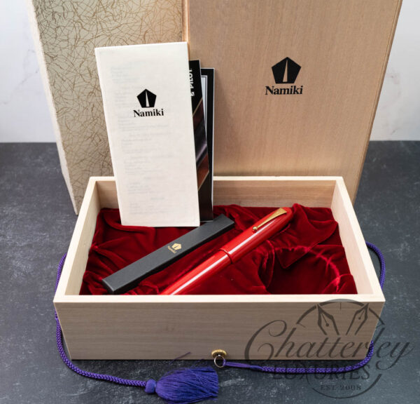 Namiki Emperor Vermilion (Red) Urushi Fountain Pen - Image 4