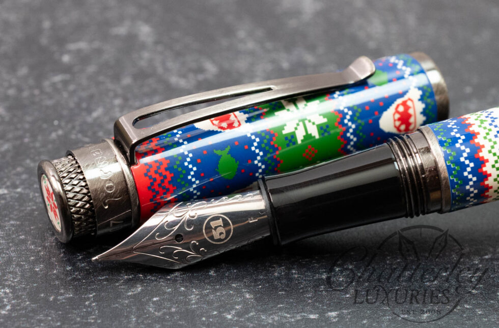 Retro 51 Goulet Pens Exclusive Tornado Santa Jaws Fountain Pen