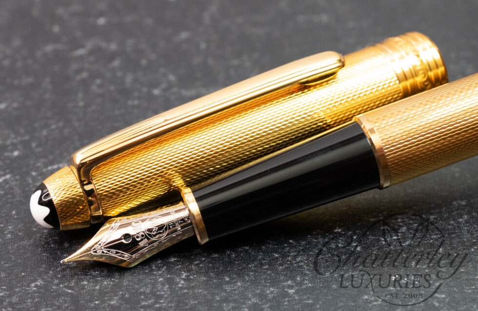 Montblanc 144 Solitaire Vermeil Barley Fountain Pen