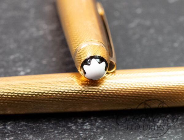 Montblanc 144 Solitaire Vermeil Barley Fountain Pen - Image 3