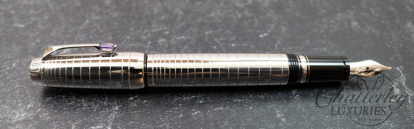 Montblanc Boheme Radial Steel with Amethyst Stone Fountain Pen - Image 3