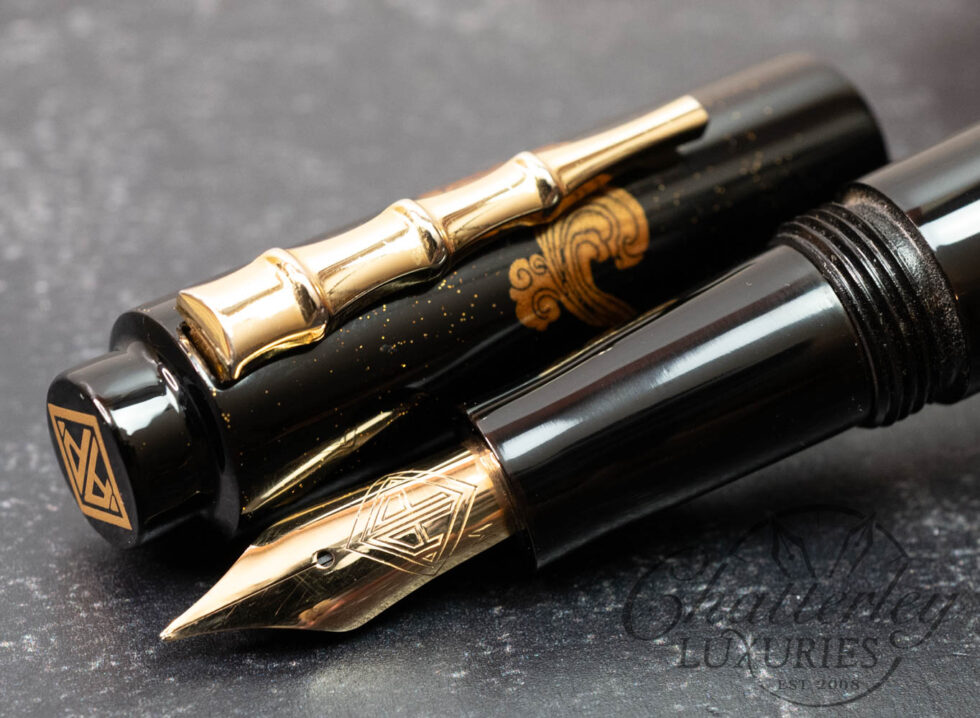AP Limited Editions "The Writer" Maki-e/Urushi Celestial Musician with Fu Dog Fountain Pen