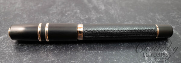 Visconti Homo Sapiens Dual Touch Black Leather Fountain Pen - Image 3