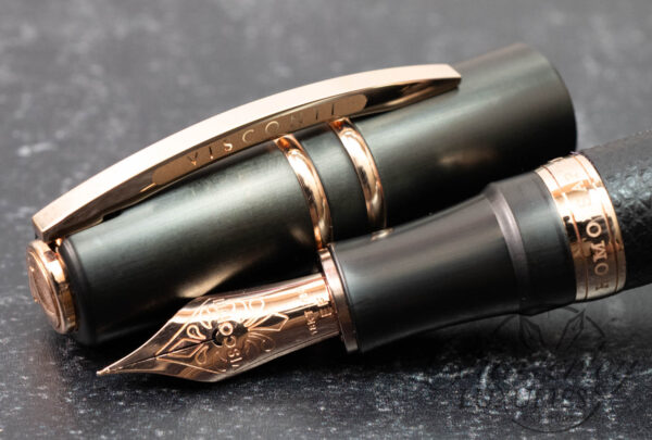Visconti Homo Sapiens Dual Touch Black Leather Fountain Pen