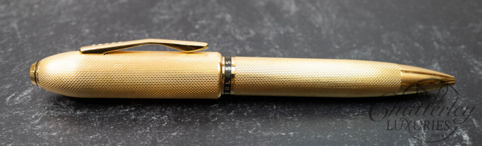 Cross Peerless 125 23k Gold Heavy Plated Ballpoint Pen